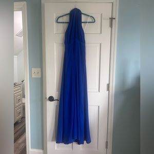 Beautiful Long Blue Maxi Dress by Yumi Kim and purchased off of Revolve